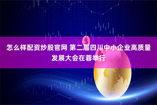 怎么样配资炒股官网 第二届四川中小企业高质量发展大会在蓉举行
